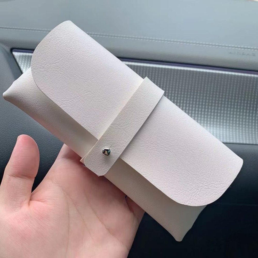 100 % Genuine Leather Eye Glass Cases